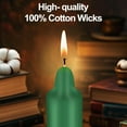 thumbnail image 4 of Perkisboby 100 Pack Green Spell Chime Candles, 4 Inch Small Taper Candles for Rituals, Birthday Party, Witchcraft, Meditation, Wiccan Supplies, Prayer, Christmas Ambiance & More, 4 of 6