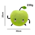 thumbnail image 4 of (orange)Creative Cartoon Childrens Doll Simulation Apple Plush Toy Childrens Gift, 4 of 5