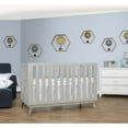 thumbnail image 3 of Slumber Baby Urban 4 in 1 Convertible Crib, Brush Pebble Grey, 3 of 9