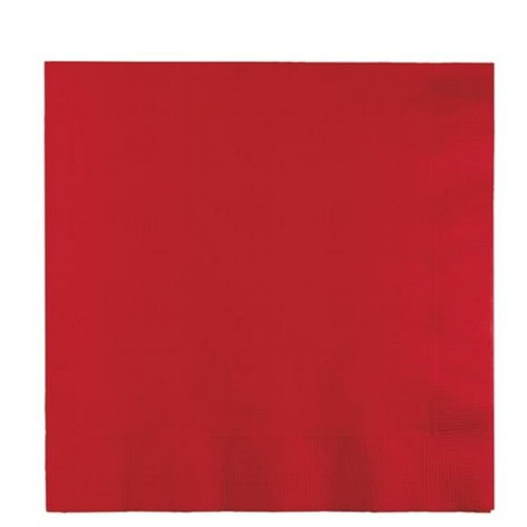 Group 2-Ply Beverage Napkins, Classic Red - 50 per Case - Case of 12