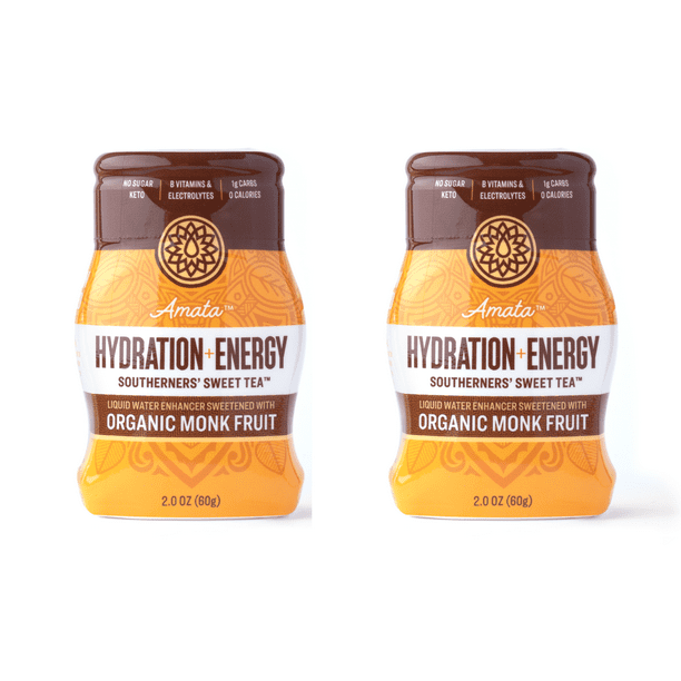 Amata Organic Monk Fruit Sweetened Water Enhancer Sweet Tea