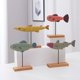 thumbnail image 3 of Peces De Madera, Decoración De Soporte, Estatua De Pescado, Decoración De Escritorio Para Bar De Oficina En Casa Kearding HA040697-01, 3 of 6
