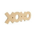 thumbnail image 3 of XOXO Unfinished Wooden Signs 18 inches, Pack of 50 XOXO Decor Letters, Wood Cutouts for Crafts and DIY Valentines Day Décor, by Woodpeckers, 3 of 6