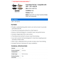 thumbnail image 2 of Front Brake Pad Set - Compatible with 2007 - 2011 Audi S6 2008 2009 2010, 2 of 2