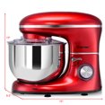 Costway Electric Food Stand Mixer 6 Speed 6.3Qt 660W TiltHead