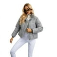 thumbnail image 6 of Fashion Loose long -sleeved zipper cannot remove pocket thickened warm winter cotton jacket, 6 of 7