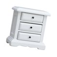thumbnail image 4 of yotijay 1:12 Dollhouse Wooden NightStand Dollhouse Bedroom Furniture for Mini Room Scene White, 4 of 9