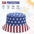 thumbnail image 4 of American Trends 4th of July Hats Patriotic American Flag Bucket Hats for Women Men Packable Sun Hat for Independence Day with UV Protection, 4 of 8