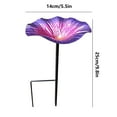 thumbnail image 6 of Metal Bird Baths, Outdoors Garden Bird Bath Bird Feeders With Metal Stake Hummingbird Feeder for Outdoor Garden Yard Decor,Purple, 6 of 6