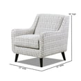 thumbnail image 4 of Southern Home Furnishings Mable Mineral Polypropylene Accent Chair - Multi-Color, 4 of 4