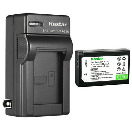 Kastar 1-Pack Battery and AC Wall Charger Replacement for Samsung BP-1410 BP1410 ED-BP1410 Battery Samsung NX30 EV-NX30ZZBGBUS WB2200 Digimax WB2200 WB2200BMBCL WB2200F Digimax WB2200F Camera
