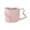 Pink, variant on Heart Coffee Mug with Handle,12oz Ceramics Tea Cup for Hot & Cold Drinks,Gift Idea for Friend,Sister,Wife & Valentines Day(Red)