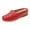 Red, variant on Loafers for Women Slip on Slides Mules Shoes Casual Platform Penny Loafers Wedges