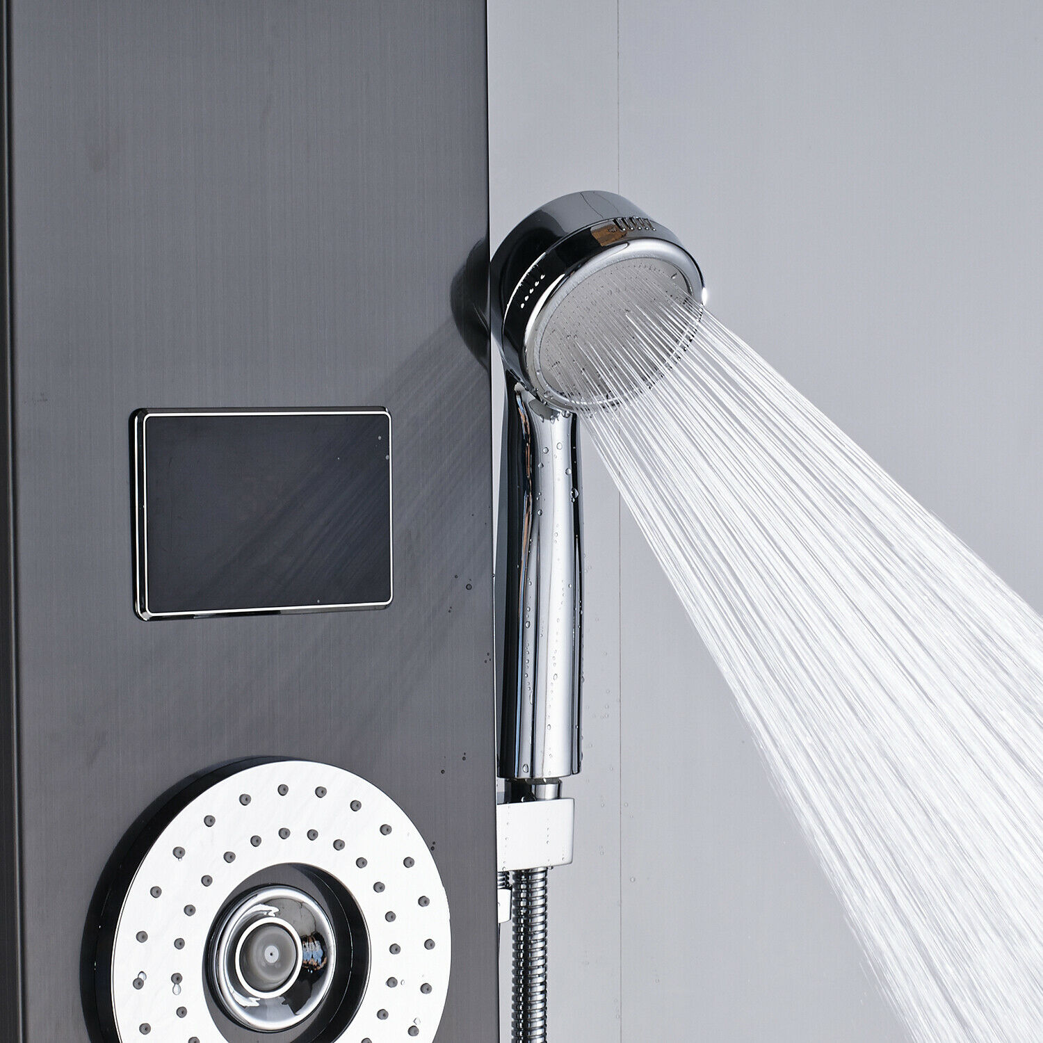 Buy CES Shower Panel Tower System LED Rain Waterfall Shower Column Head