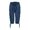 Dark Blue, variant on Bmisegm Women Shorts Casual Five Eighths Length Elastic Drawstring Casual Bottoms with Pockets Shorts for Women Sky Blue S