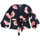 thumbnail image 1 of bar III Blusa con cinturón para mujer, azul, extragrande bar III Pull-over, 1 of 2