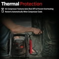 thumbnail image 4 of Schumacher Electric 800A Car Battery Jump Starter and Portable Power Station, 150-PSI Air Compressor, 12V Sport, Auto, and Marine Batteries, SJ1583, 4 of 7