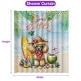 thumbnail image 5 of Poodle Hello Summer with Sunglasses and Surfboard Tropical Vibes Shower Curtain Poodles Dog Lover Gifts Idea Waterproof Bathroom Bathtub Curtain - 00007, 5 of 5
