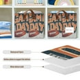 thumbnail image 4 of Yayeee Foldable Storage Basket for Shelves with Handles Waterproof Cloth Bins, Game Day, 4 of 7