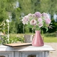 thumbnail image 4 of Fake Roses Artificial Flowers for Outdoors Spring Valentines Day Decorations, 1 Bouquets UV Resistant Fake Flower Bouquet Faux Silk Roses for Wedding Home Cemetery Summer Decor(Purple), 4 of 7