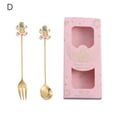thumbnail image 1 of 2Pcs Christmas Spoon Fork Elk Christmas Tree Tableware Coffee Spoon Tea Spoon, 1 of 5