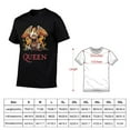 thumbnail image 2 of Vintage Rock Band Logo Print T-Shirt, Classic Crest Design Breathable Cotton Tee for Music Fans, Men & Women Black-style 4XL, 2 of 7