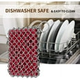 thumbnail image 5 of 316L Cast Iron Scrubber Cleaner, Large Cast Iron Chain Mail Scrubber - Chainmail Scrubber Sponge - Metal Skillet Scrubbing, Wok, Dutch Oven Cleaning Kit, 5 of 6