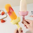 thumbnail image 3 of Dianhelloya Silicone Popsicle Stands - Drip-Free Reusable Ice Cream Holders for Kids & Adults, Secure Watermelon Stick Rack, Dishwasher Safe, Portable Summer Treat Accessories (4-Pack, Multi-Color), 3 of 8