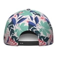 thumbnail image 2 of Palm Leaf Baseball Cap, Lightweight Quick-Drying Dad Hat with Sweat Absorption, Colorful Exotic Jungle Leaves Pattern Adjustable Cap for Daily Wear and Gifts, 2 of 3