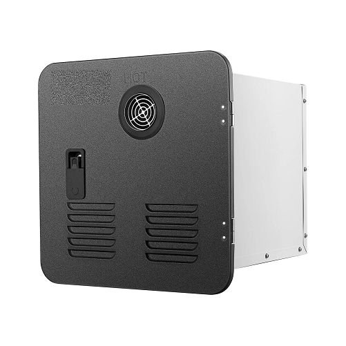 Space Saving RV Tankless Water Heater 42,000 BTU With Remote Black Finish TMRVQ-05010242