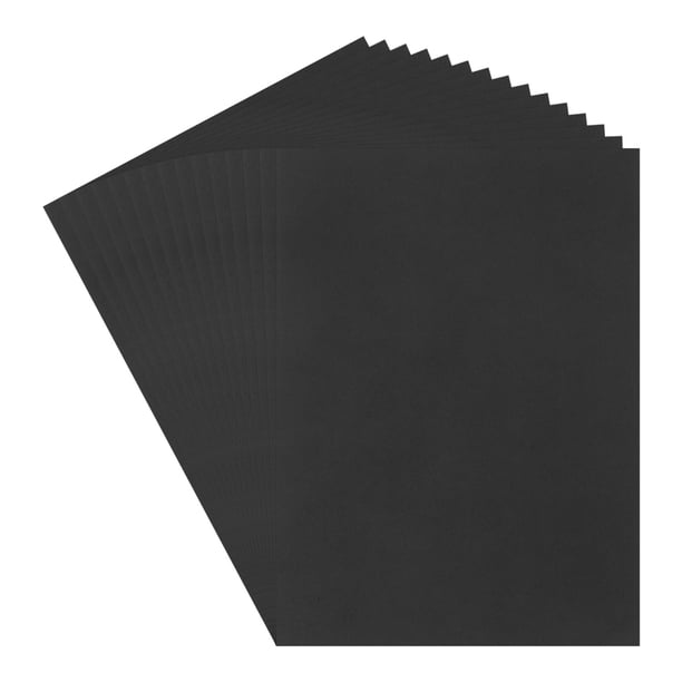 40 Hojas de Cartulina Negra 9" x 11" Papel de Cartulina para Impresora para Artes de Bricolaje