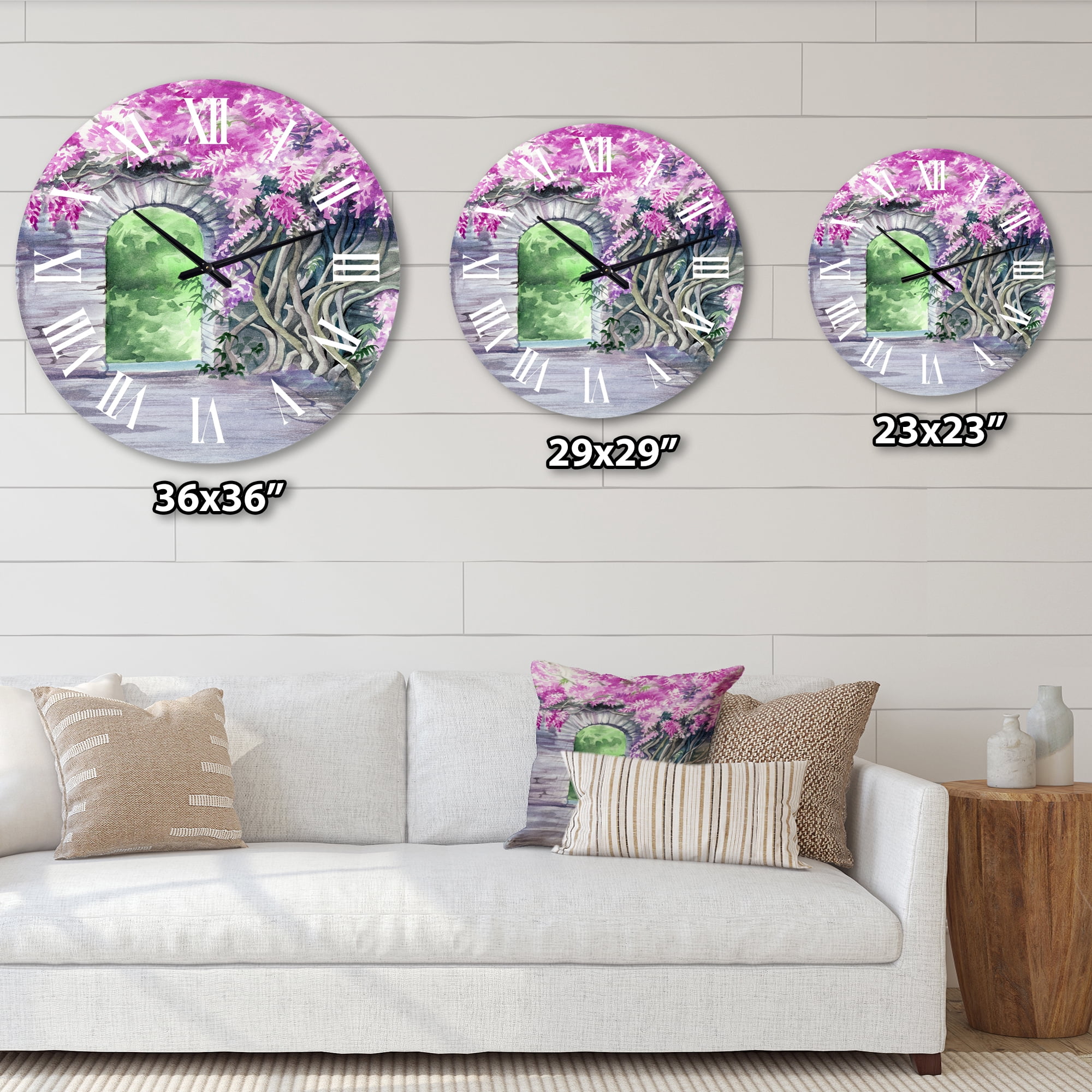 Designart 1 in Traditional Wall Clock