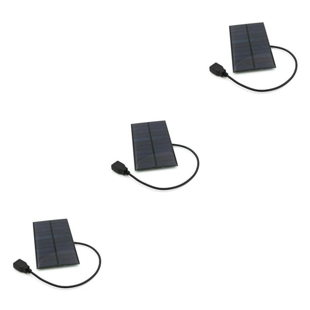 Banco de energía Naiovety con Panel Solar de 1,65 W USB dispositivo de carga portátil