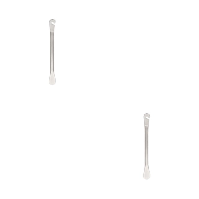 Sidaley Palanca de neumáticos para bicicleta de carretera, bicicletas de ciudad, palanca de acero, barra de palanca, herramienta de cambio de Blanco plateado 2piezas