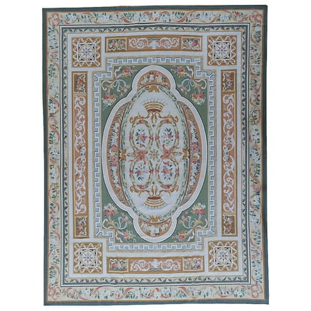 Aubusson Area - Pasargad Aubusson Hand-Woven New Zealand Wool Area Rug
