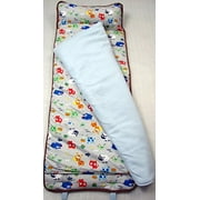 SoHo Nap Mat for Toddlers, Animal Happy Hour, With Pillow and Carrying Strap for Preschool or Daycare
