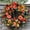 A, variant on Fall Wreath for Front Door, Autumn Pumpkin Wreath Halloween Wreath Thanksgiving Wreath Door Hanging Wreath Party Decoration Home Relaxed Decor Inside Outside Wreath Window Garland Yard Indoor Outdoor
