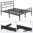 thumbnail image 6 of Yaheetech Metal Platform Bed Frame with Headboard and Footboard, Queen Size, Black, 6 of 8