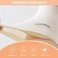 thumbnail image 3 of Baby Toddler Grip Socks Non Slip Stripe Seamless Crew Ankle Cotton Socks for Infant Boys Girls, 3 of 6