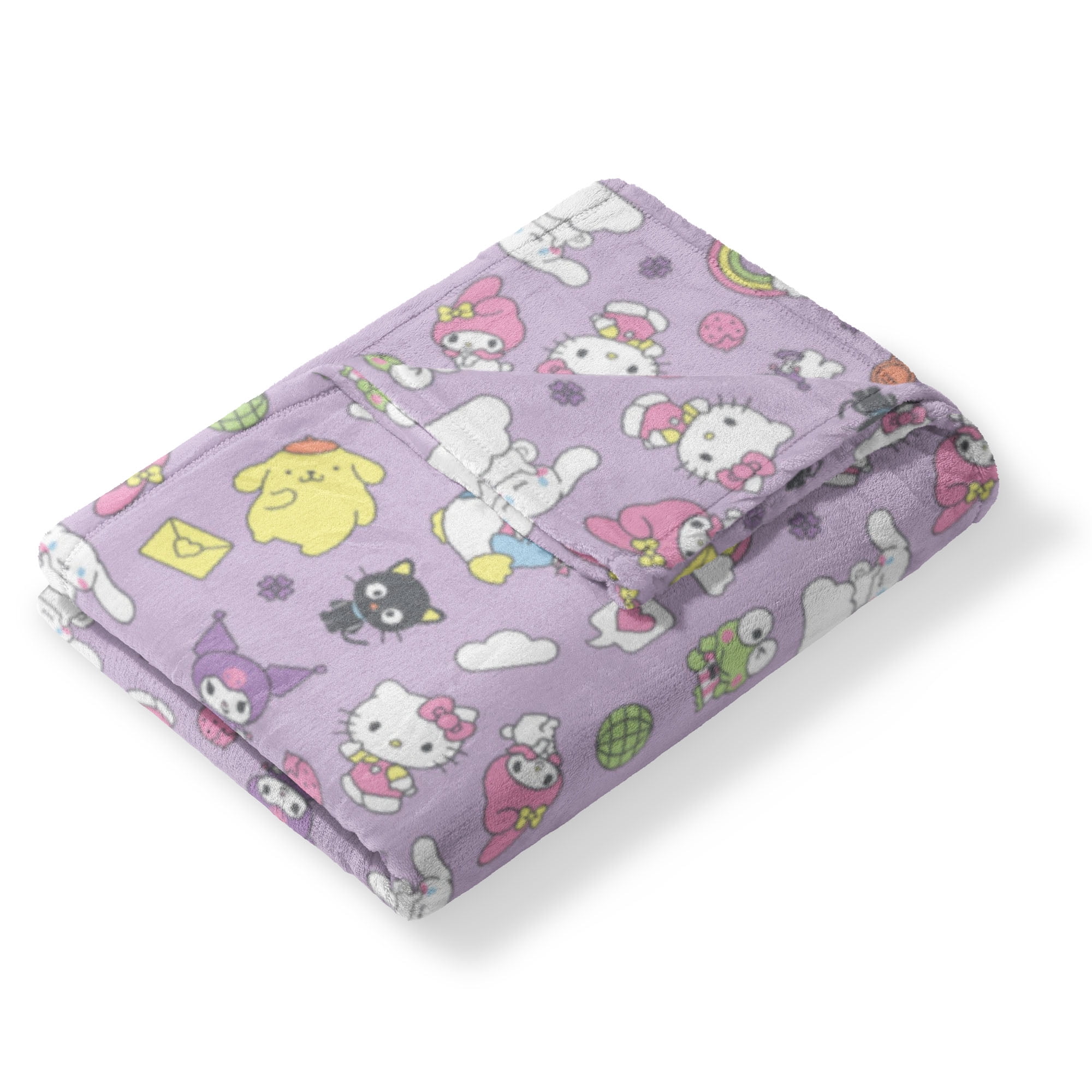 Hello Kitty Cutie Clouds Cloud Throw for Kids, 60x70 inches