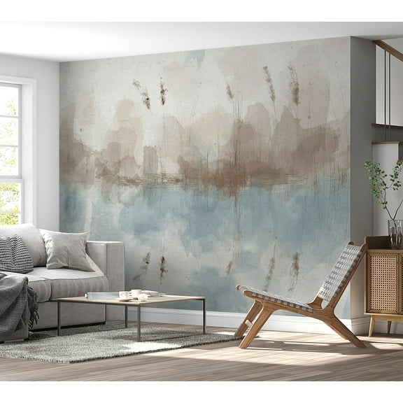 Abstract Wallpaper Wall Mural - Winter Pond