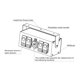 thumbnail image 3 of Interruptor de palanca basculante de 4 bandas ANGGREK resistente al agua para autobuses, 3 of 8