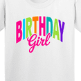 thumbnail image 4 of Inktastic Colorful Birthday Girl Youth T-Shirt, 4 of 5