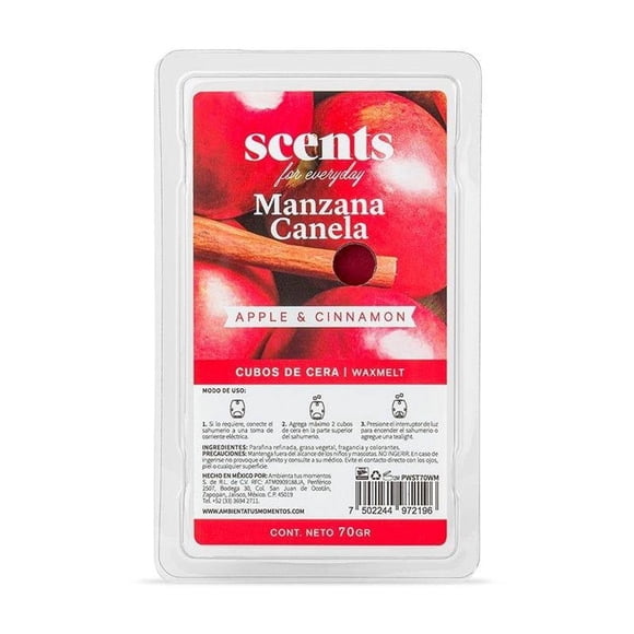 Cubos de Cera Scents for Everyday 70.8 g Pastel de Manzana