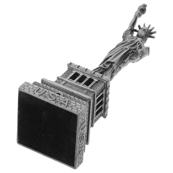 GAXIRE Vintage Metal Mini Statue Figurine Landmark Souvenir for Home Office Desk Decoration