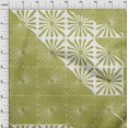 thumbnail image 4 of oneOone Rayon Light Brown Fabric Geometric Modern Flower Sewing Material Print Fabric By The Yard 56 Inch Wide, 4 of 4
