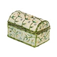 thumbnail image 2 of Joyero con de esmalte, caja de regalo de recuerdo, estuche de escritorio para guardar anillos, colgantes y amuletos, decoración del hogar. Azul, 2 of 10