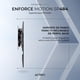 thumbnail image 4 of Soporte Smart TV ACTECK ENFORCE MOTION SP484 37 a 80 pulgadas 40Kg Inclinación 15° y Giro de 60°, 4 of 6