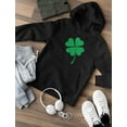 thumbnail image 6 of Tstars Womens Four Leaf Clover Saint Patricks Day Irish Shamrock Women St Patricks Day Shirts Gift for Her Irish Shirt Pride Proud Irish Hoodie, 6 of 6