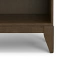thumbnail image 6 of Simpli Home Harper 66 inch x 24 inch Solid Wood Mid Century Modern 5 Shelf Bookcase in Walnut Brown, 6 of 12